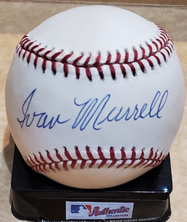 Autographed IVAN MURRELL Official Rawlings National League Baseball