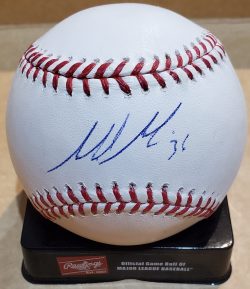Autographed MIKE MIMBS Official Major League Baseball