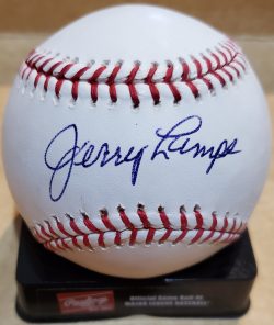 Autographed JERRY LUMPE Official Major League Baseball