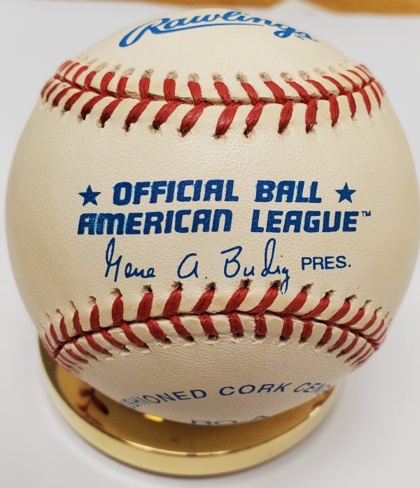 Autographed BOB WIESLER Official American League Baseball - Image 2