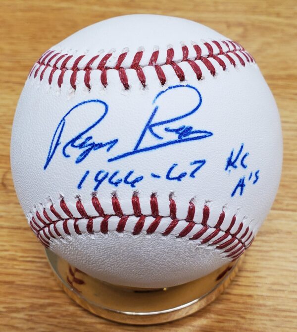 Autographed ROGER REPOZ Official Major League Baseball