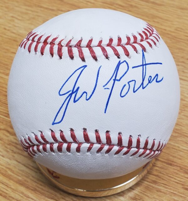 Autographed JAY "JW" PORTER Official Major League Baseball