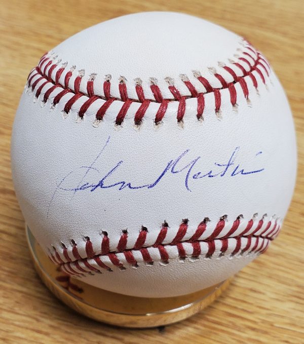 Autographed JOHN MARTIN Official Major League Baseball
