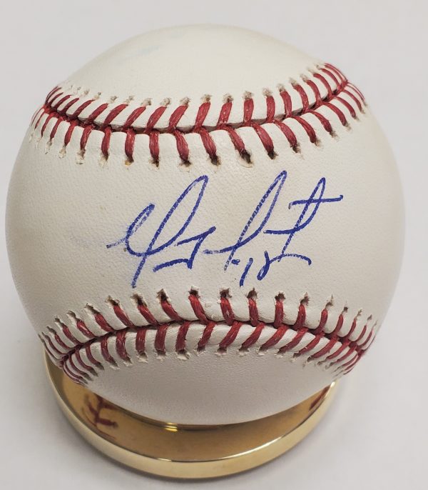 Autographed GEOVANY SOTO Official Major League Baseball Main Line