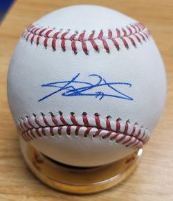 Autographed C.J. WILSON Official Major League Baseball