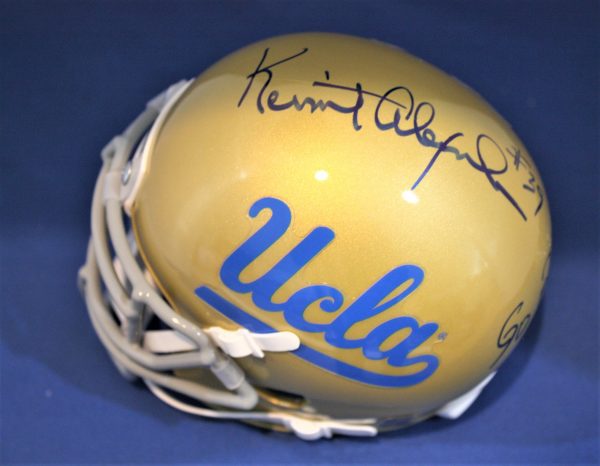 Autographed Kermit Alexander UCLA Bruins Mini Helmet with COA