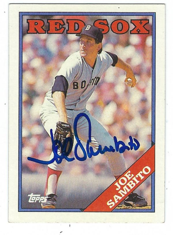 Autographed JOE SAMBITO 1988 Topps Card