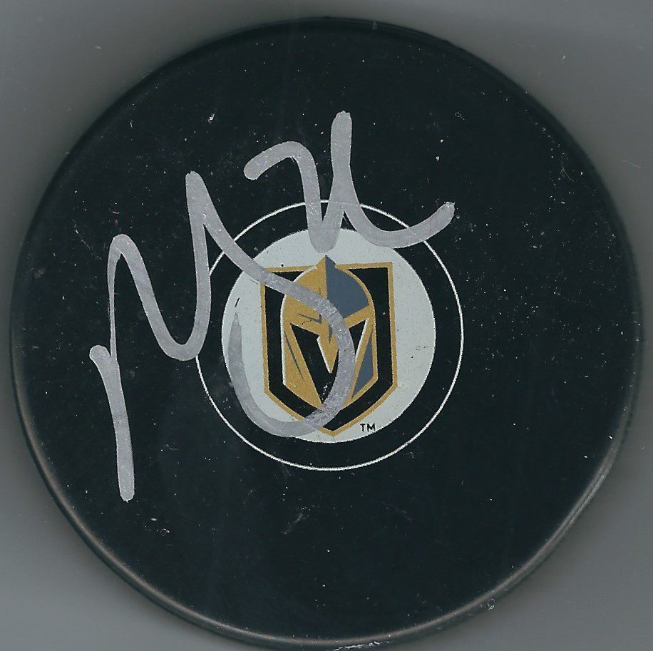 Autographed PAUL STASTNY Vegas Golden Knights Hockey Puck - Main Line ...
