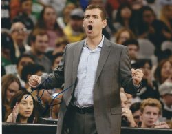 Autographed BRAD STEVENS 8X10 Boston Celtics Photo