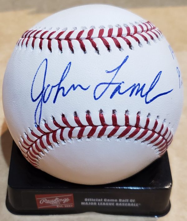 Autographed JOHN LAMB "1971 Pirates" Official Major League Baseball