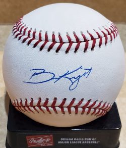 Autographed BRANDON KINGHT Rawlings Official American League Baseball