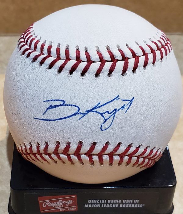 Autographed BRANDON KINGHT Rawlings Official American League Baseball