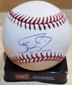Autographed STEVE KLINE Rawlings Official Major League Baseball
