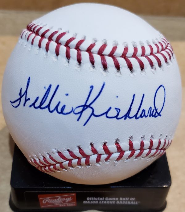Autographed WILLIE KIRKLAND Official Major League Baseball