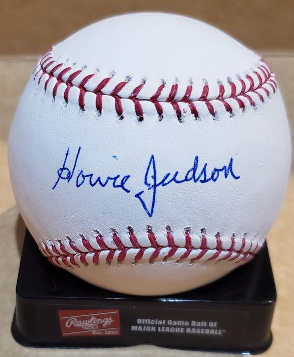 Autographed HOWIE JUDSON Official Major League Baseball