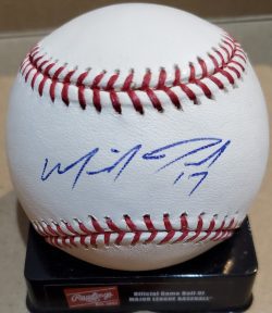 Autographed MIKE JACOBS Official Major League Baseball