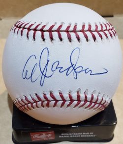 Autographed AL JACKSON Official Major League Baseball