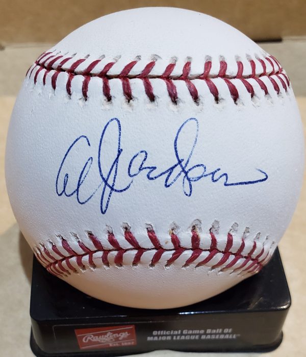Autographed AL JACKSON Official Major League Baseball