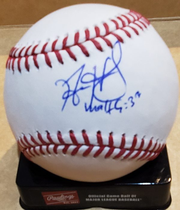 Autographed NICK HUNDLEY Official Major League Baseball
