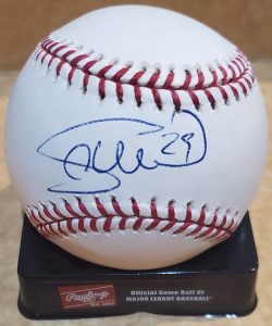 Autographed SHEA HILLENBRAND Official Major League Baseball