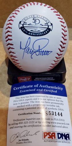 Autographed MATT GUERRIER Official Major League Baseball
