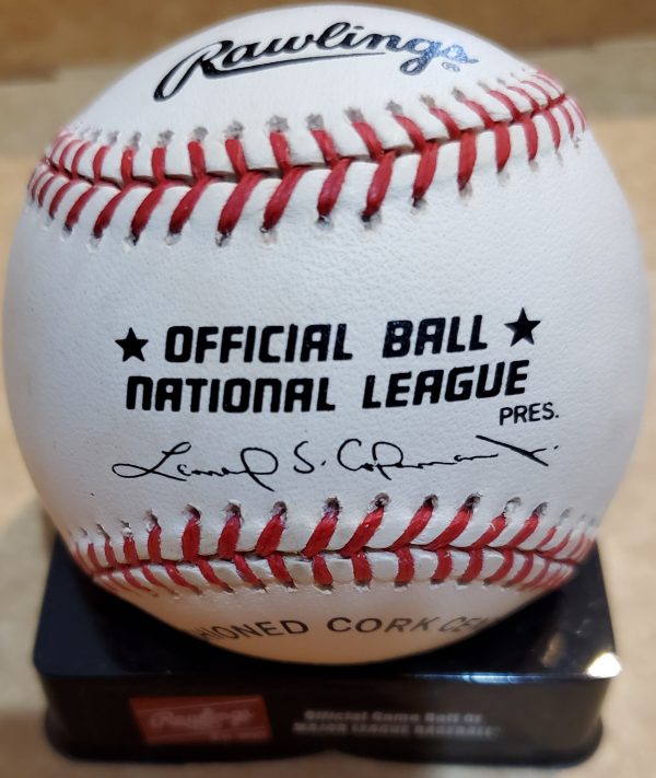 Autographed DON GROSS Official National League Baseball - Image 2