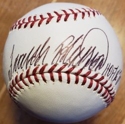 Autographed FRANK ROBINSON Official Major League 2005 Nationals Baseball