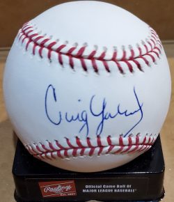 Autographed CRAIG GREBECK Official Major League Baseball