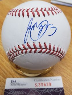 Autographed JEDD GYORKO Official Major League Baseball JSA
