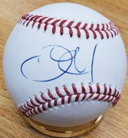 Autographed DEREK FISHER Official Major League Baseball