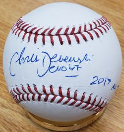 Autographed CHRIS DEVENSKI "2017 All Star" Official Major League Baseball
