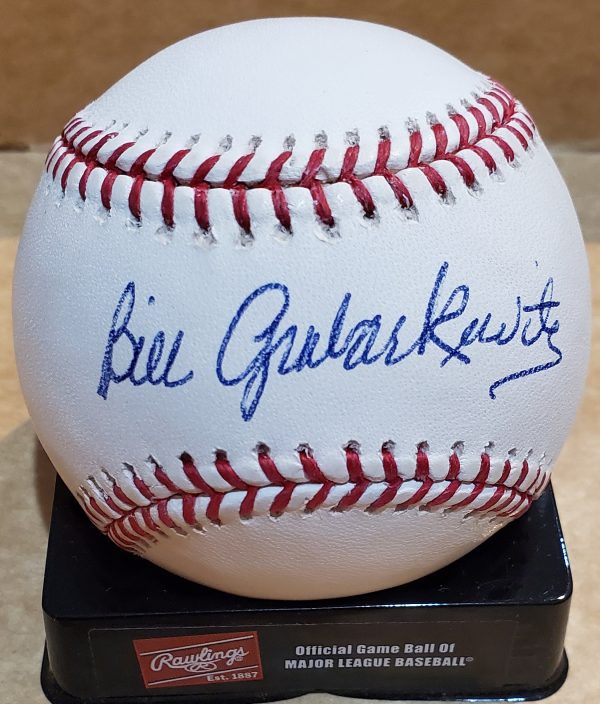 Autographed BILLY GRABARKEWITZ Official Major League Baseball