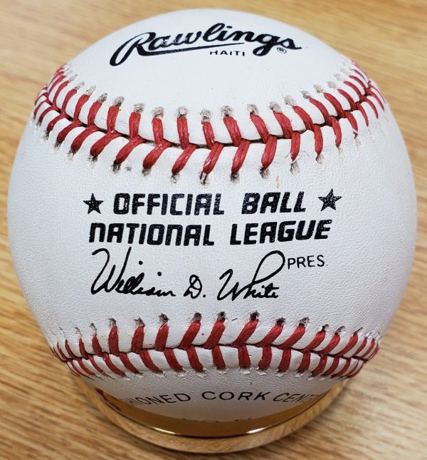 Autographed FRENCHY BORDAGARAY Official National League Baseball - Image 2