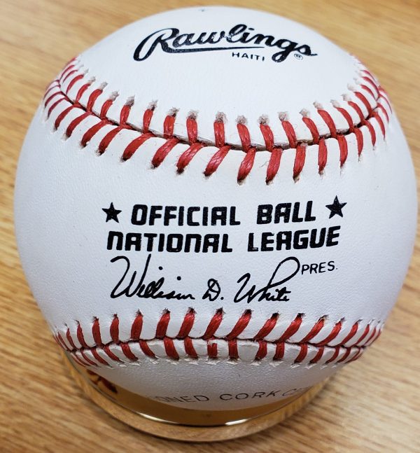 Autographed HANK BOROWY Official National League Baseball - Image 2