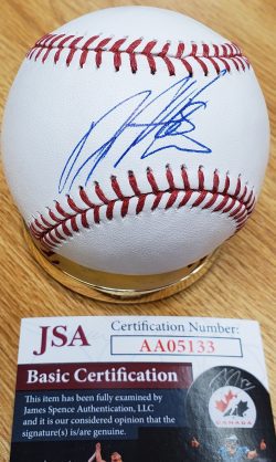 Autographed DELLIN BETANCES Official Major League Baseball JSA