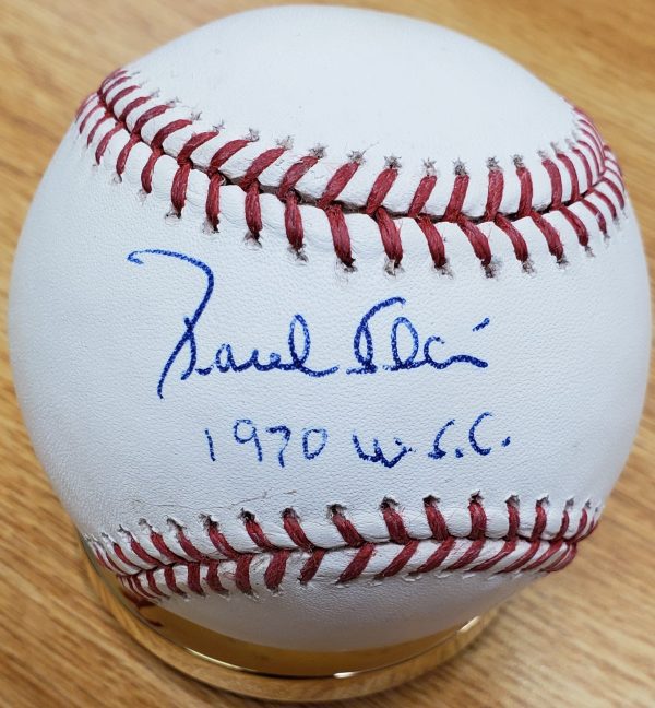 Autographed Paul Blair "1970 WSC" Rawlings Official Major League