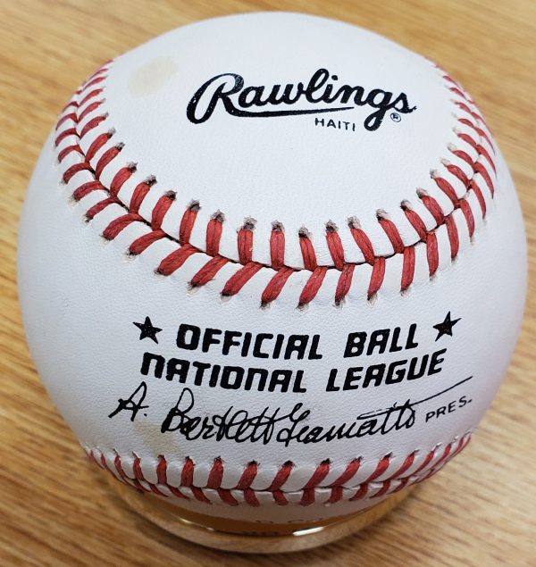 Autographed DICK BARTELL "1933 NL All Star" Rawlings Official National League Baseball - Image 2