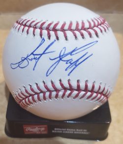 Autographed BRENT GAFF Official Major League Baseball