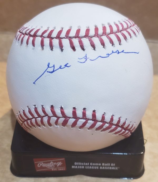 Autographed GEORGE FREESE Official Major League Baseball