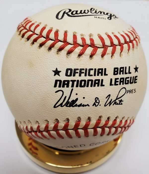 Autographed HARRY ANDERSON Rawlings Official National League Baseball - Image 2