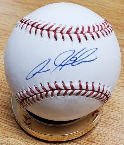 Autographed AARON HEILMAN Official Major League Baseball