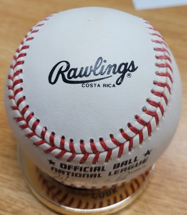 Autographed GINO CIMOLI Official National League Baseball - Image 2
