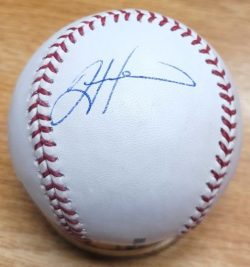 Autographed TIM HUDSON Official Major League Baseball