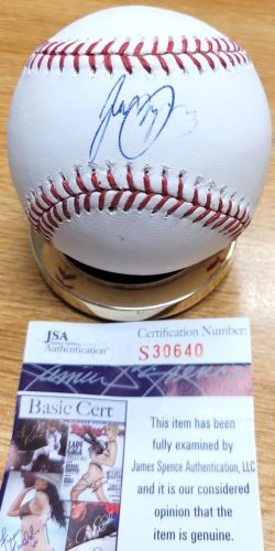 Autographed JEDD GYORKO Official Major League Baseball JSA