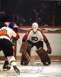 Autographed 16x20 BERNIE PARENT Philadelphia Flyers Photo