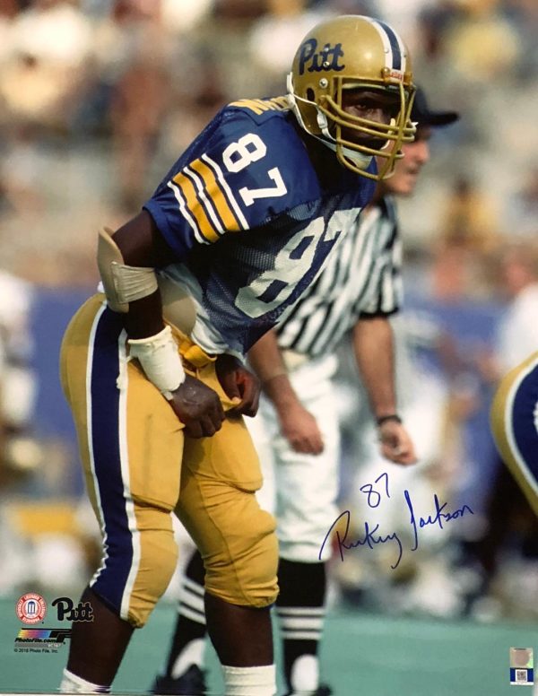 Autographed RICKEY JACKSON 16x20 Pitt Panthers Photo
