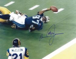 Autographed MIKE JONES 8x10 St. Louis Rams 8x10 Photo