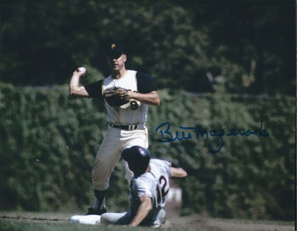Autographed BILL MAZEROSKI 8x10 Pittsburgh Pirates Photo
