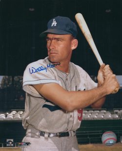 AUTOGRAPHED WALLY MOON 8x10 Los Angeles Dodgers photo