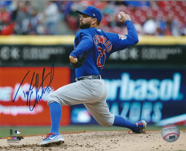 AUTOGRAPHED TYLER CHATWOOD 8X10 Chicago Cubs Photo